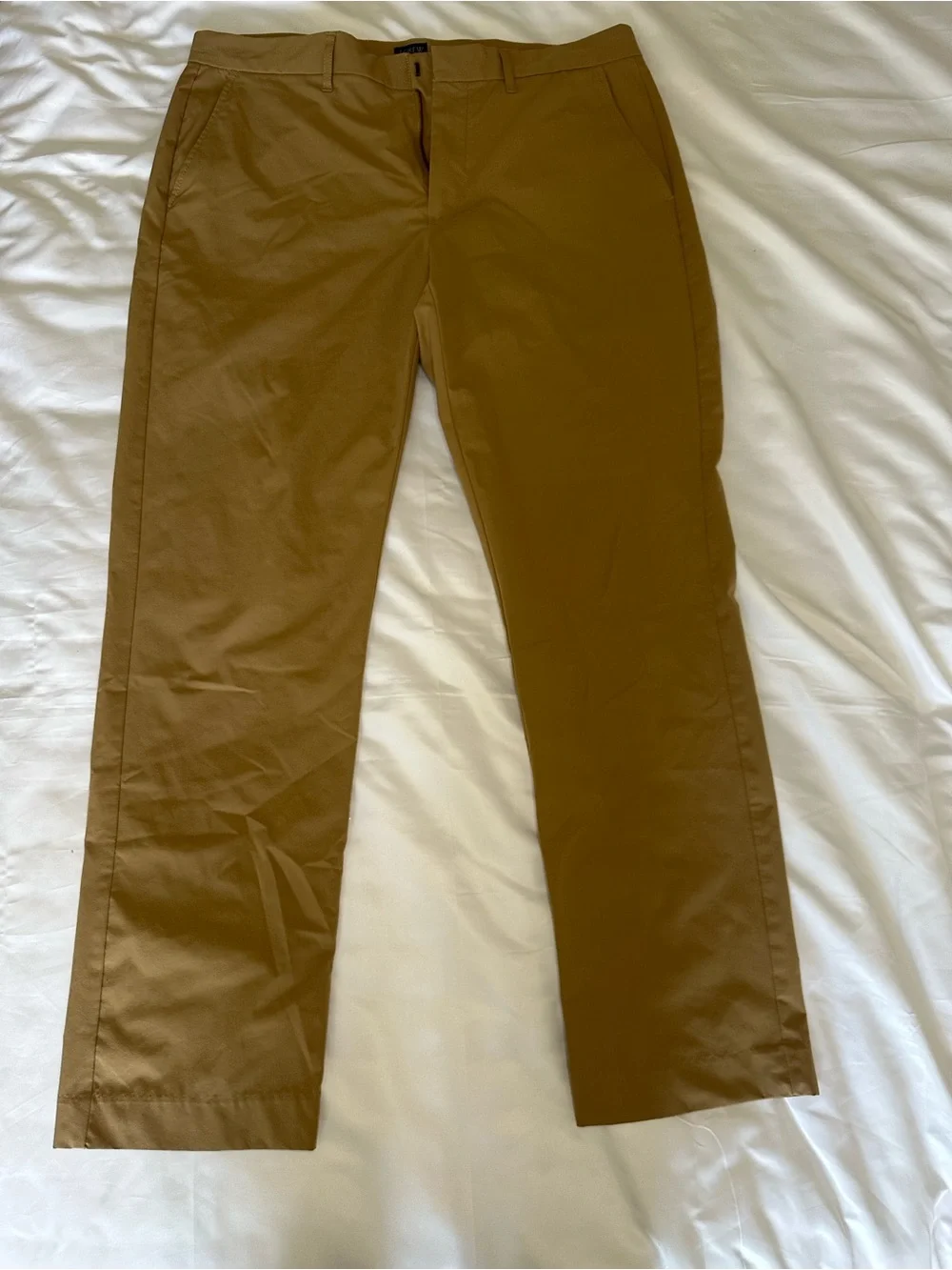 J.Crew Thompson Flex Dress Pants Khaki Tan Slim Fit 33x30 Men’s